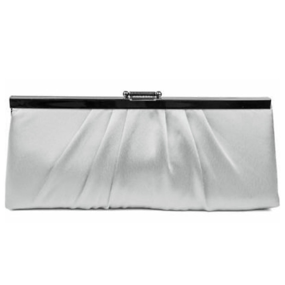 Elegant Silver Clutch Bag